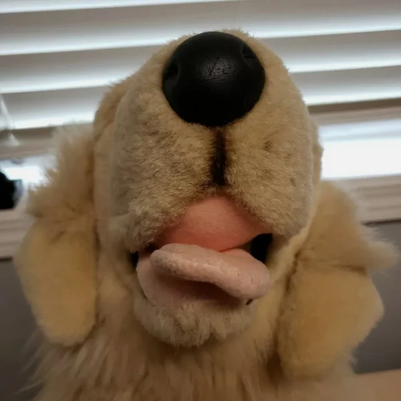 Plush Golden Retriever Stuffed Animal Toy - Picture 8 of 8